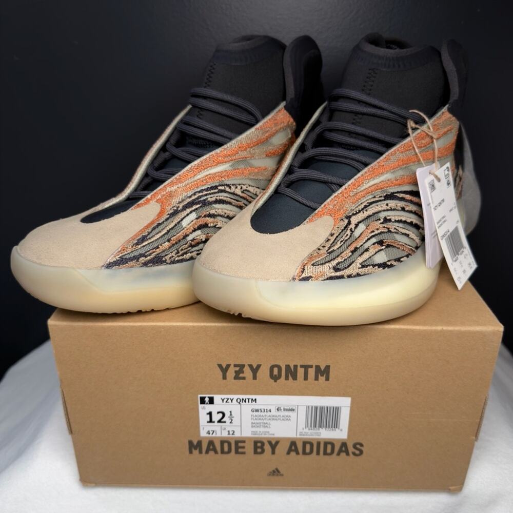 Adidas Yeezy QNTM “Flash Orange” | GW5314 | 12.5M | NIB